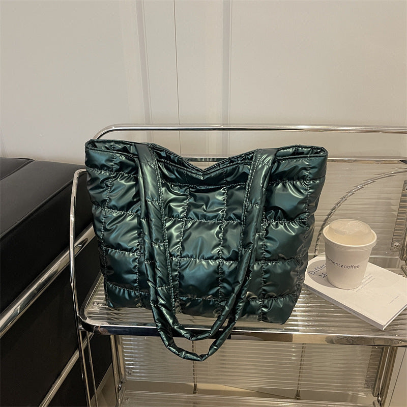 Padded Quilted Tote Bag