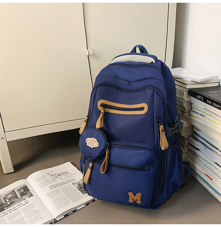 Versatile Multi-Compartment School Backpack-https://detail.1688.com/offer/1044940531134.html-Calm Wears-Blue-Calm Wears