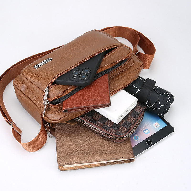 Premium Leather Messenger Bag