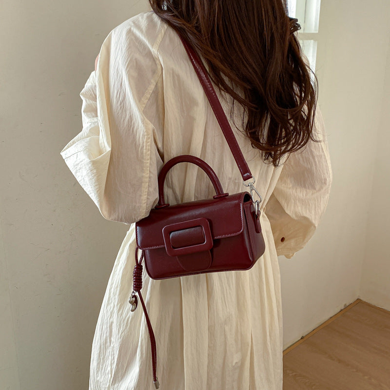 Women's high-quality mini handbag with removable shoulder strap