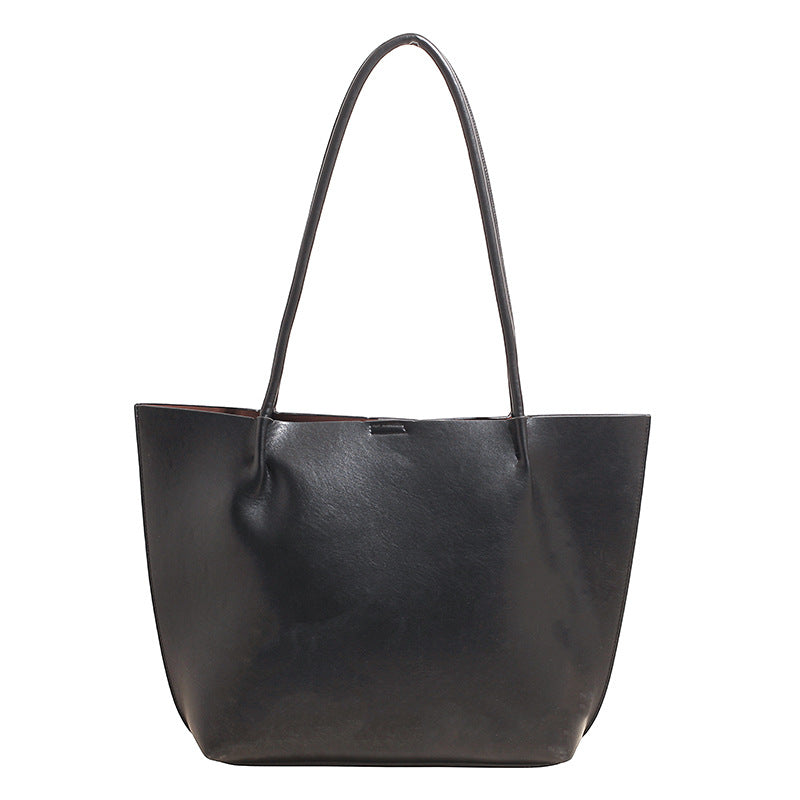Ladies elegant Glamour Tote-Bag made of high-quality leather-https://detail.1688.com/offer/1027108156154.html-Calm Wears-Black-Size: without pendant-Calm Wears