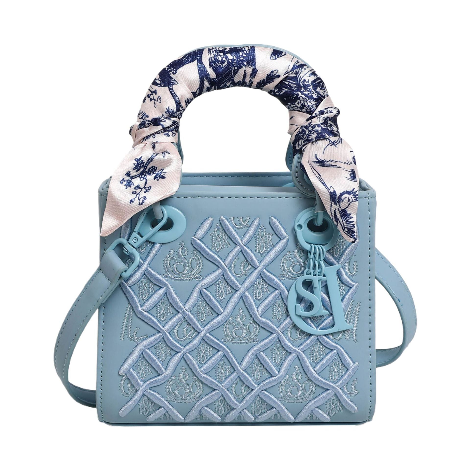 Ladies handbag with luxurious pattern-https://detail.1688.com/offer/907866530818.html-Calm Wears-Blue-18-Calm Wears