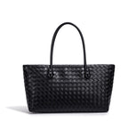 Woven Leather Tote Bag