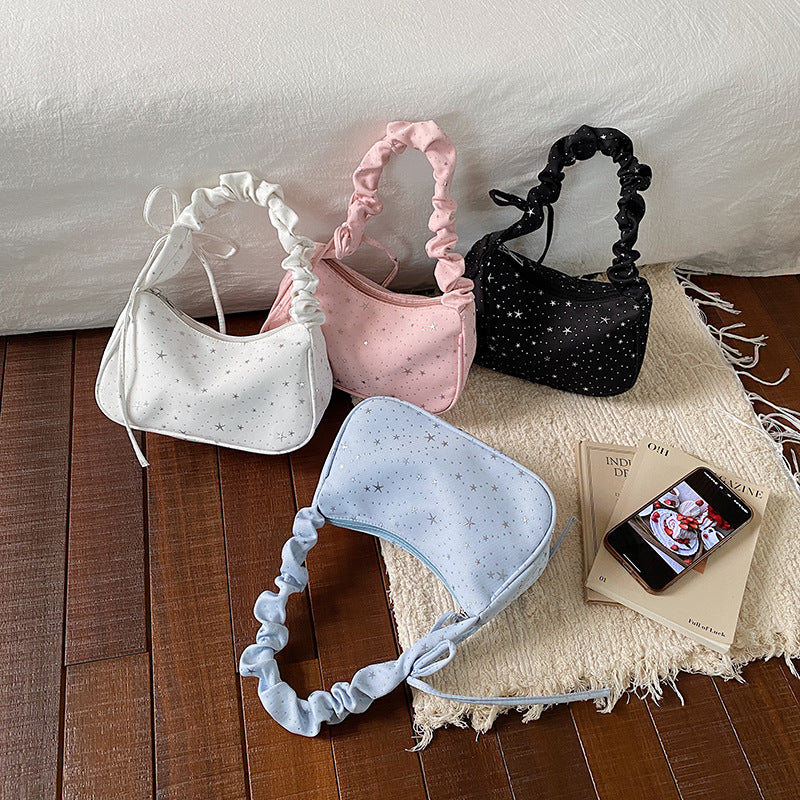 WoChic Slouchy Star-Patterned Handbag