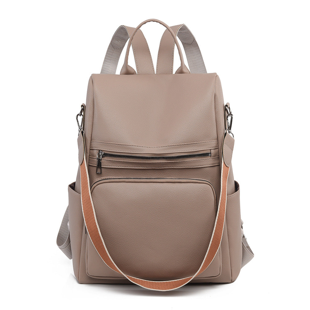Structured Leather Travel Backpack Calm Wears