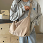 Contoured Soft Fabric Shoulder Bag Calm Wears