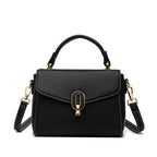 Elegant Structured Top-Handle Handbag
