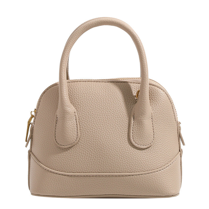 Women's mini handbag with textured artificial leather