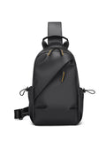 Practical sling backpack with high-functional compartments