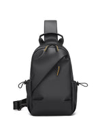 Practical sling backpack with high-functional compartments