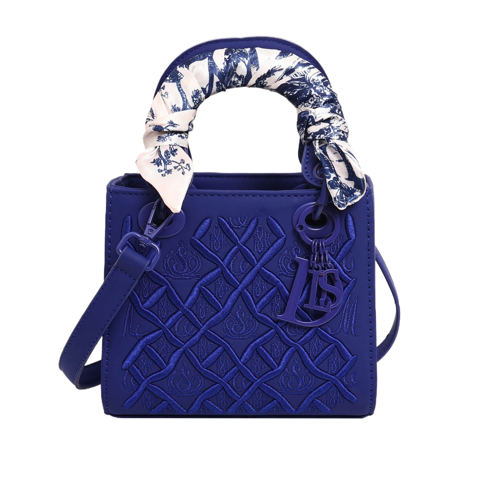 Ladies handbag with luxurious pattern-https://detail.1688.com/offer/907866530818.html-Calm Wears-Dark blue-18-Calm Wears