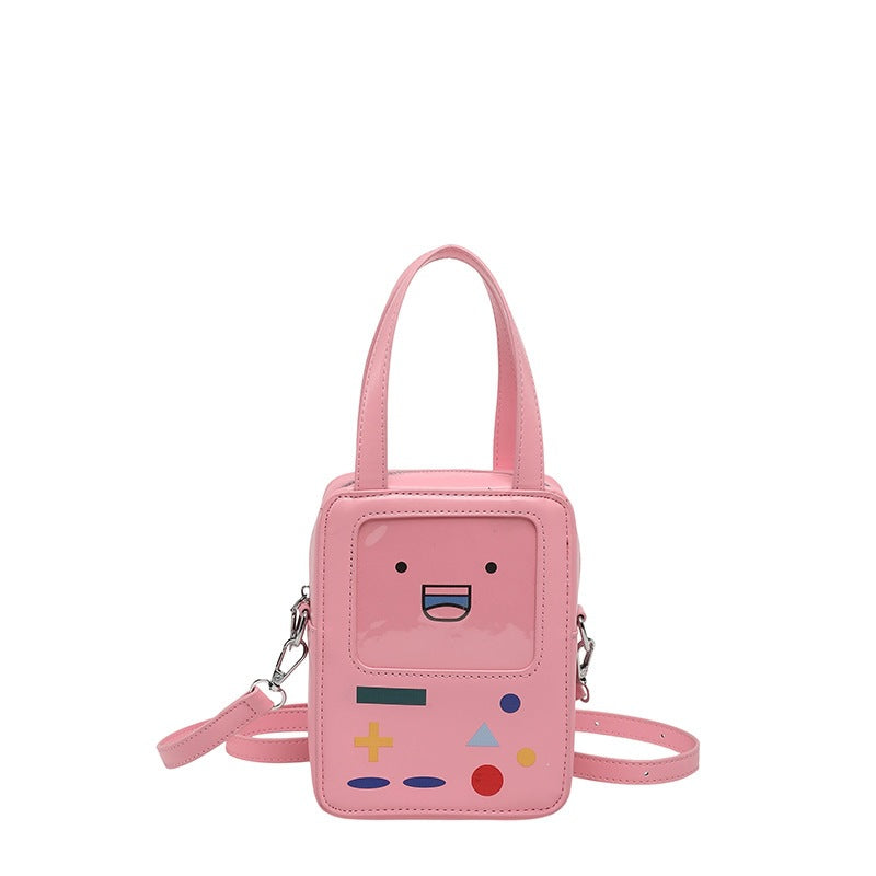 Ladies Mini Handbag with playful design-https://detail.1688.com/offer/1051144513156.html-Calm Wears-Rosa-nothing-Calm Wears