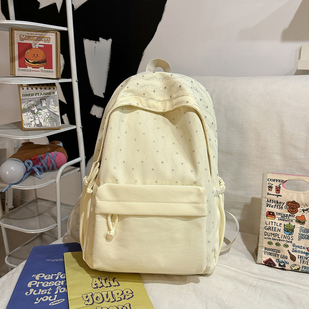 Backpack with Cute Star Design and Practical Storage
