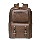 Premium Leather Travel Backpack