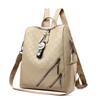 Checkered Pattern Stylish Backpack