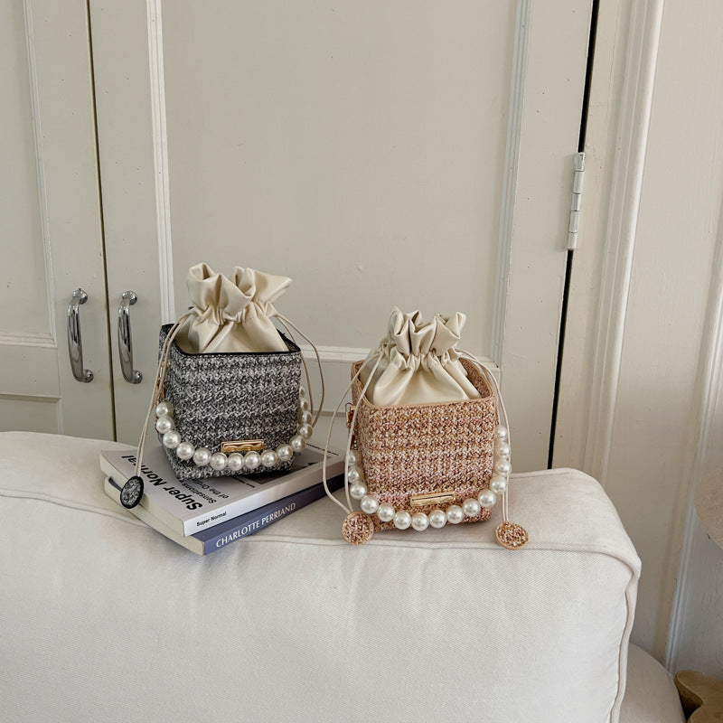 Stylish Textured Mini Handbag
