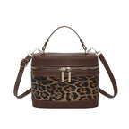 WoChic Leather and Fabric Crossbody Bag