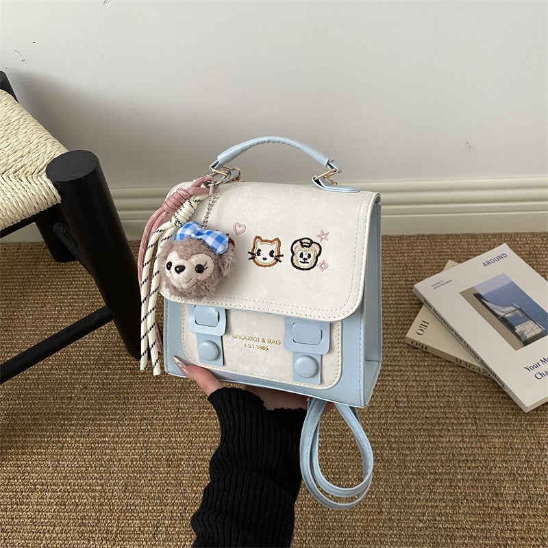 Women playful mini backpack bag-https://detail.1688.com/offer/1053142288113.html-Calm Wears-Blue-Size: Without pendant-Calm Wears