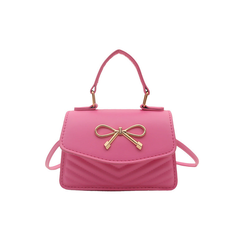 Women’s mini handbag with elegant bow decoration