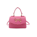 Women’s mini handbag with elegant bow decoration
