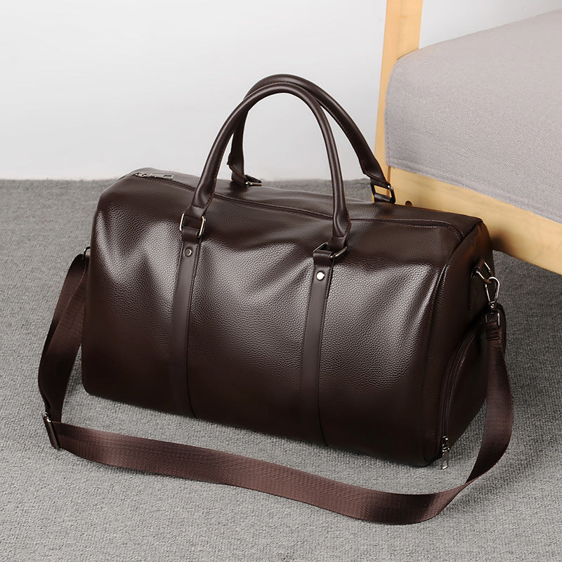 Premium Leather Travel Duffle