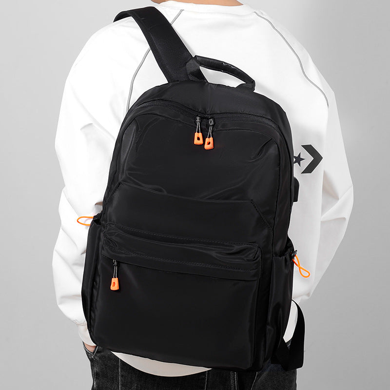 Backpack with innovative compartments and optimized ergonomics