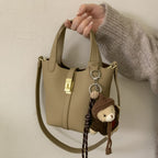 Women's mini handbag with playful animal charm-https://detail.1688.com/offer/998639940951.html-Calm Wears-Braun-Size: with tag-Calm Wears