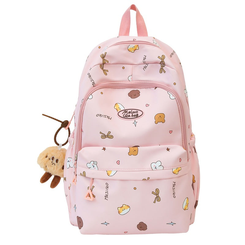 Cute Cartoon Character School Backpack-https://detail.1688.com/offer/1046499222247.html-Calm Wears-Pink-Calm Wears