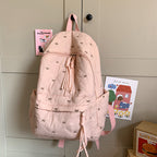 Quilted Playful Design Backpack