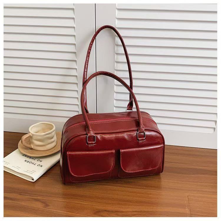 Modern Multi-Pocket Handbag