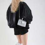 Ladies elegant mini handbag with practical compartments