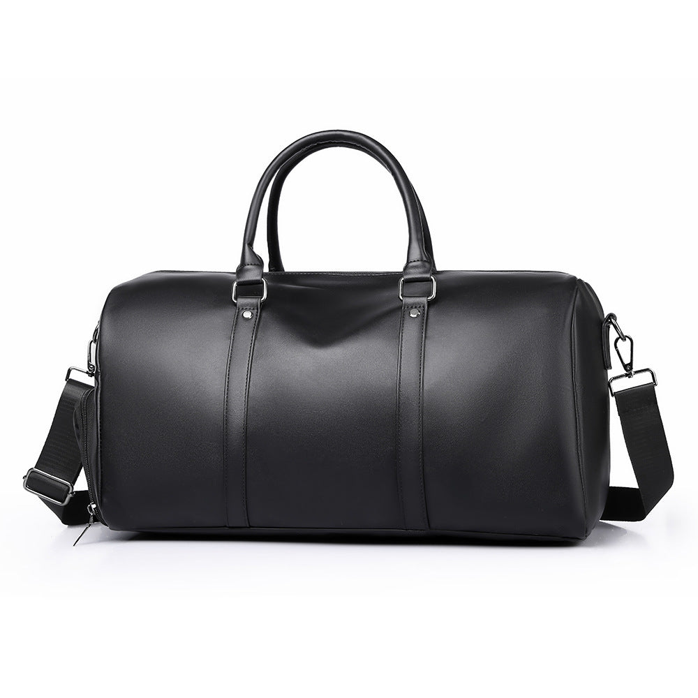 Premium Leather Travel Duffel Bag