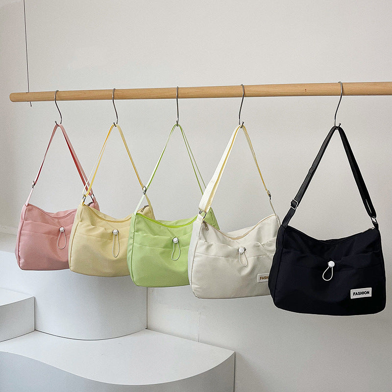 Versatile Soft Fabric Shoulder Bag