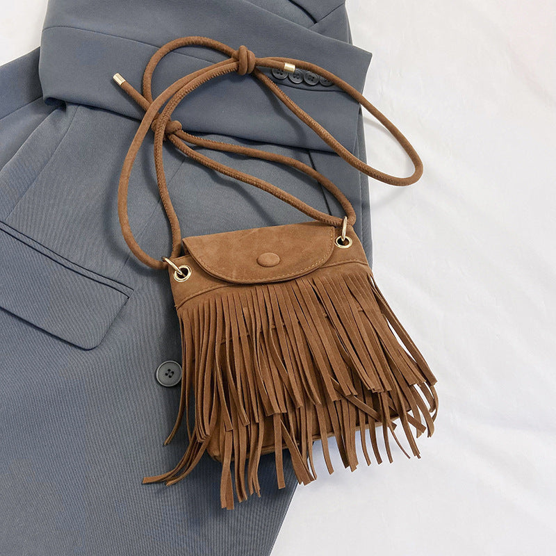 Bohemian Fringe Crossbody Bag