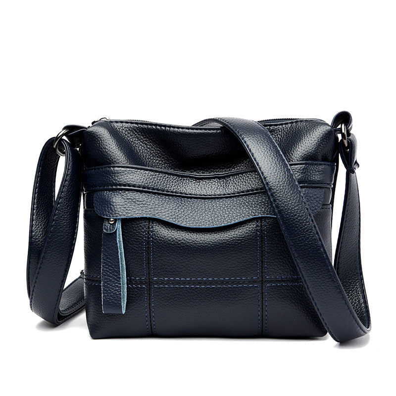 Functional Leather Crossbody Bag
