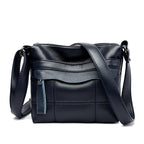 Functional Leather Crossbody Bag