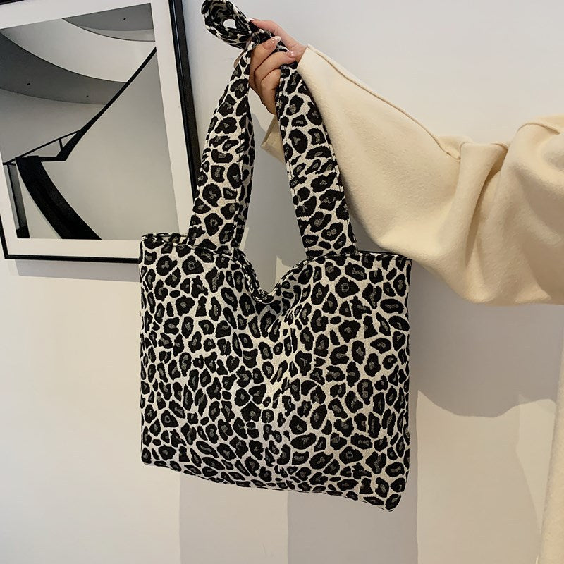 Stylish Animal Print Tote Bag