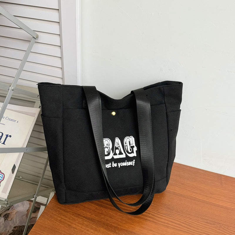 Casual Canvas Tote Bag