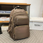 Leisure backpack with multiple compartments and ergonomic carrying system