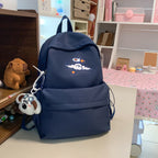 Everyday backpack with unique embroidery design