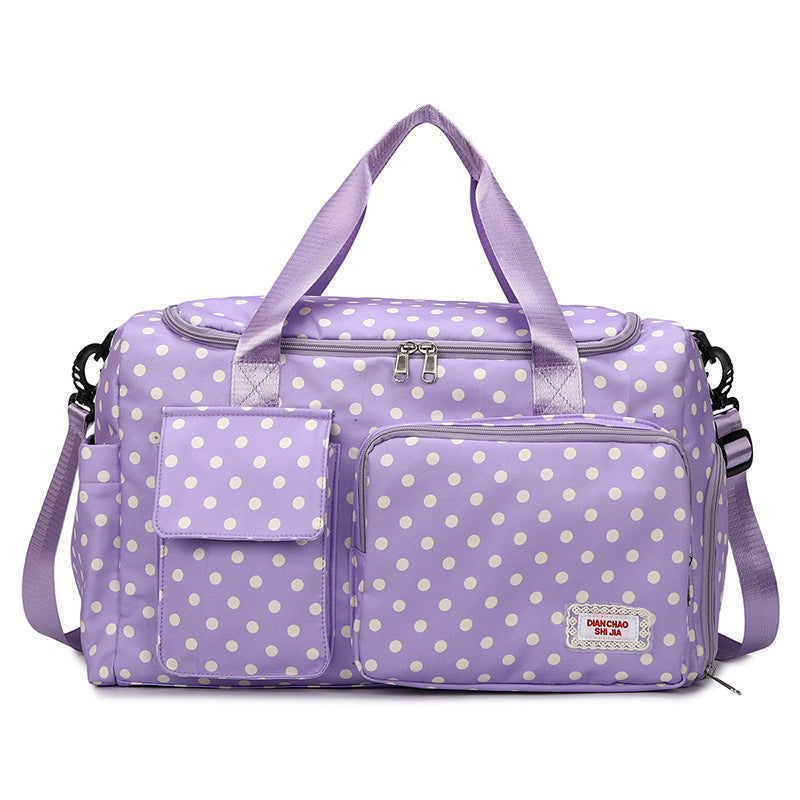 Stylish Polka Dot Travel Duffel Bag