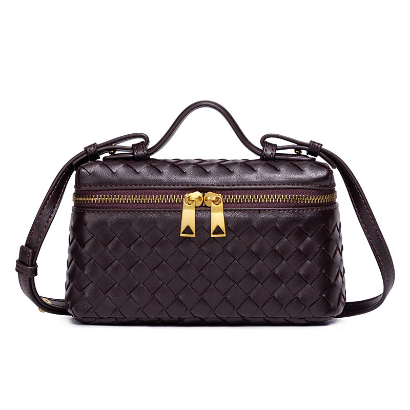 Luxury Woven Crossbody Handbag