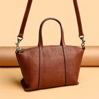 Textured Leather Handbag