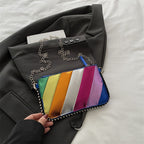 Colorful Metallic Chic Crossbody Bag