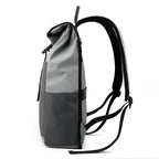 Stylish Roll-Top Waterproof Backpack Calm Wears