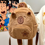 Plush Backpack in Bear Style