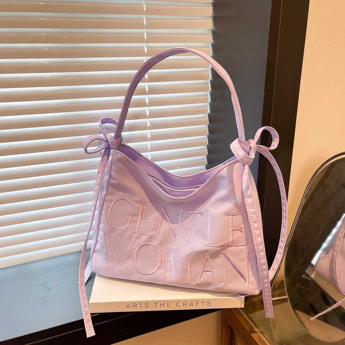 Stylish Satin Bucket Bag