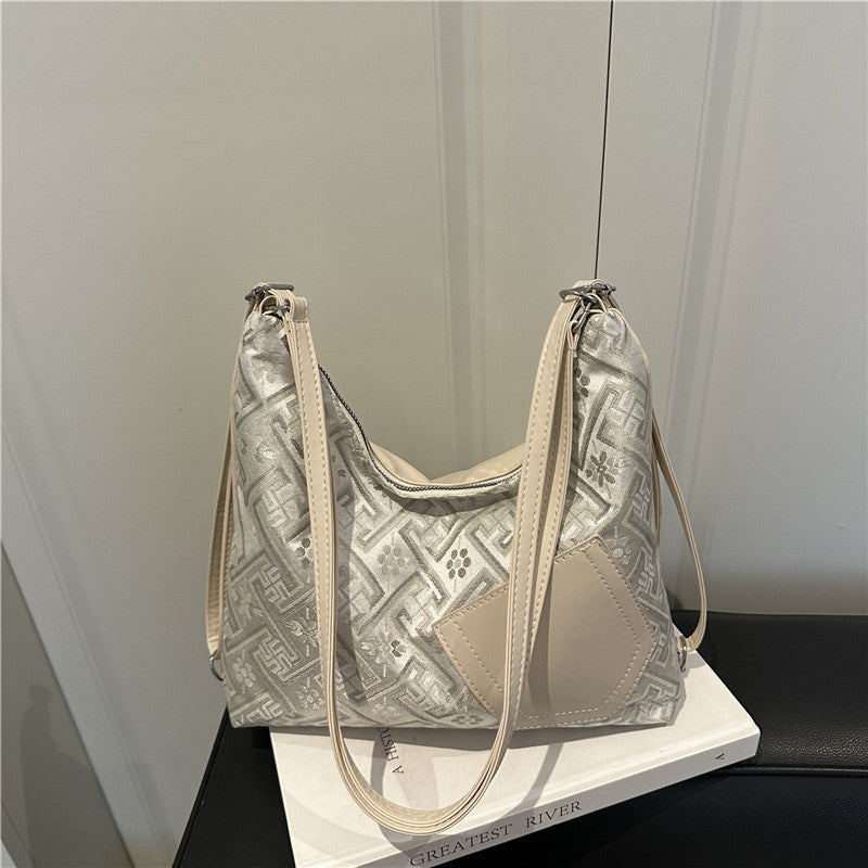 Stylish Geometric Pattern Shoulder Bag