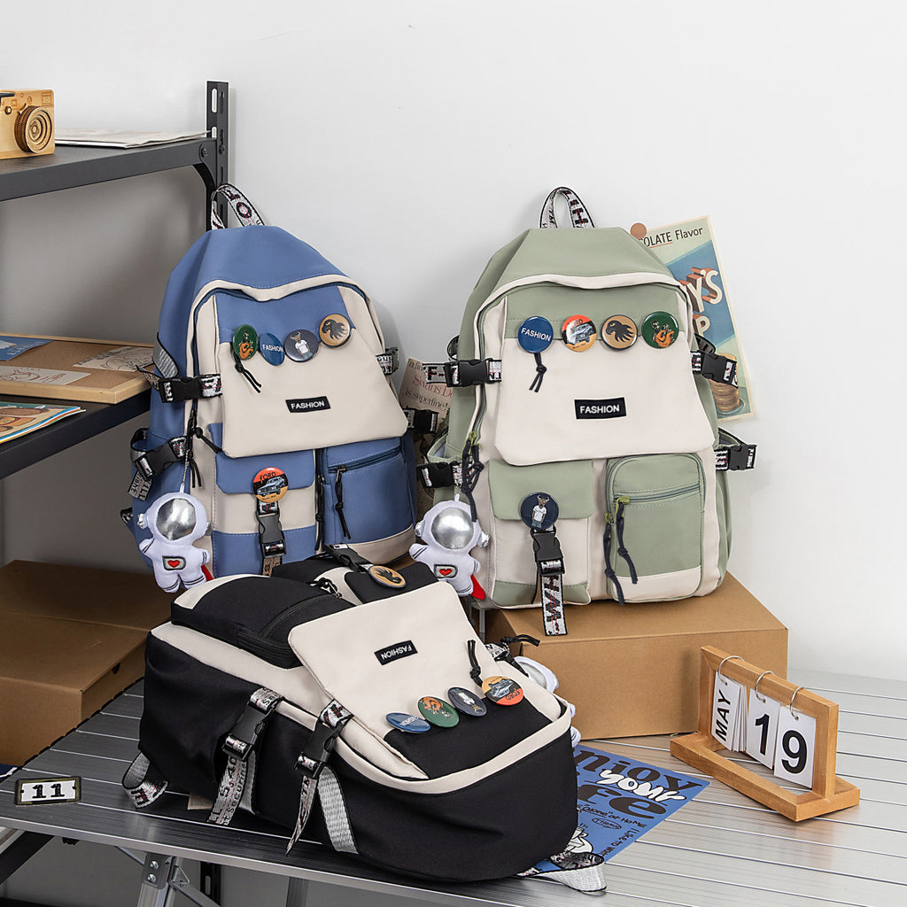 More modern backpack with versatile compartments and creative applications