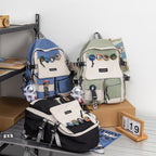More modern backpack with versatile compartments and creative applications